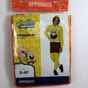OppoSuits Halloween SpongeBob Costume Yellow and Brown